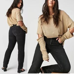 Free People Curvy Siren Straight Leg Jeans